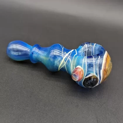 Fumed Galaxy Spoon Pipe – Reading Glass Militia