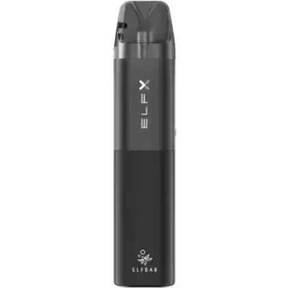 Elf Bar Elfx Pod Vape Kit - Colour#Black>Blue>Grey>Pink>Purple>Silver