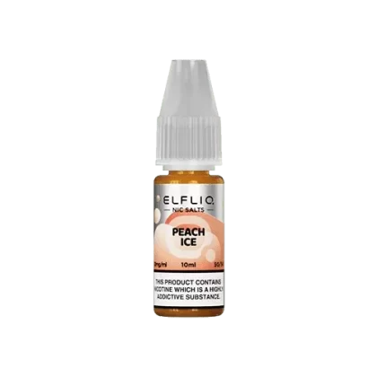 Peach Ice Elfliq by Elf Bar – 10ml Nic Salt E-liquid
