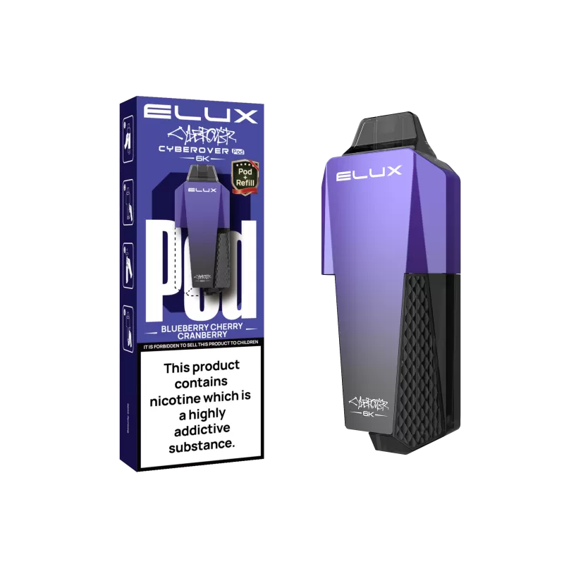 Elux Cyberover 6K Prefilled Pods - Cherry Sour Raspberry - Image 2