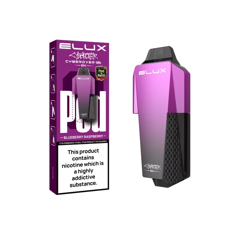 Elux Cyberover 6K Prefilled Pods - Cherry Sour Raspberry - Image 3