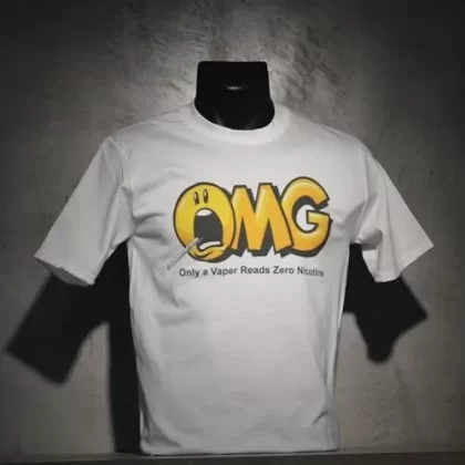 OMG… Zero Nicotine T-Shirt - Vapourdays Co