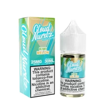 Kiwi Melon Iced Nicotine Salt by Cloud Nurdz - Size#30ml~Nicotine#50MG