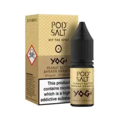 Pod Salts Fusions – Yogi Peanut Butter 10ml Nic Salt Eliquid