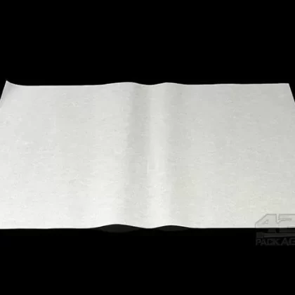 Silicone Coated Parchment Paper | 24in x 16in – Bleached White – 100 Count