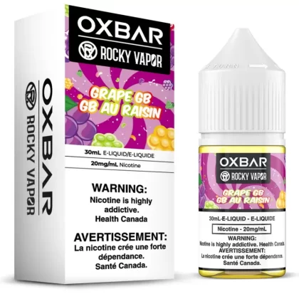 Rocky Vapor Oxbar E-Liquids – Grape GB