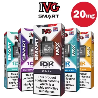 IVG Smart Max Refill Pods (20mg) - Vapestreams Co
