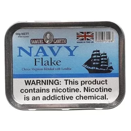 Samuel Gawith Navy Flake Pipe Tobacco - Product#Navy Flake~Packaging#50g Tin