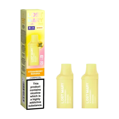 Strawberry Banana Lost Mary BM600 Pods - Ecigwizard