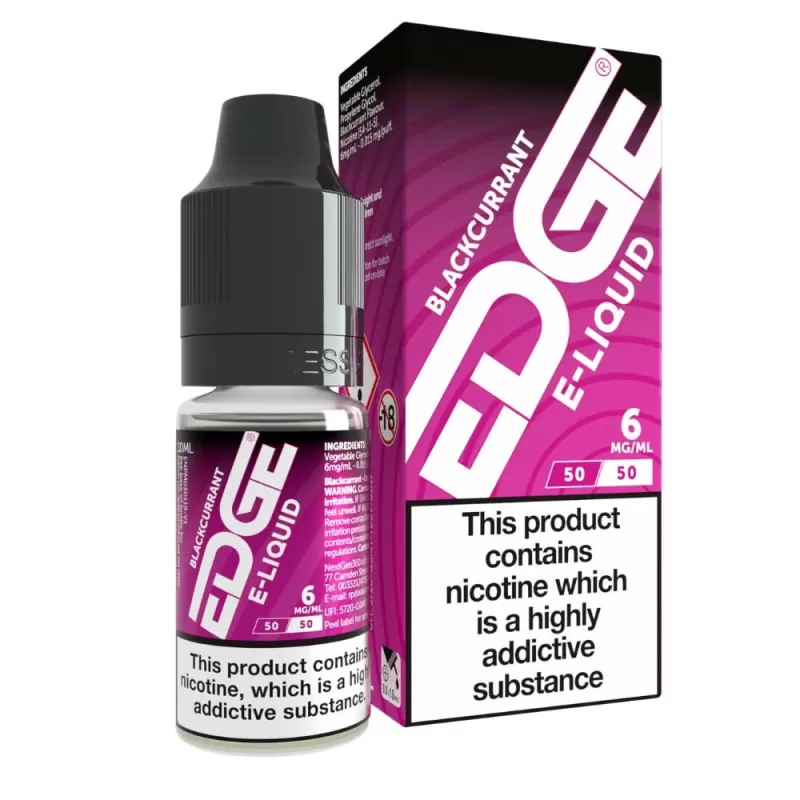 Blackcurrant E-Liquid by EDGE (10ml) - 12mg