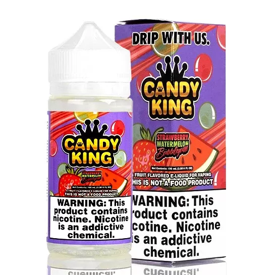 Strawberry Watermelon Bubblegum – Candy King E-Juice (100 ml)