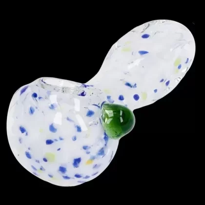 Frit Glass with Square Mouth Pipe – 3.5 in