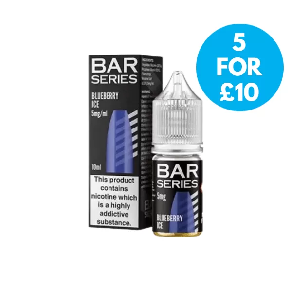 5mg (0.5%) Bar Series Nic Salt 10ml - Vape Co