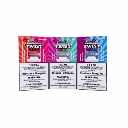 Twist bar Disposable Vape 10K Puffs ( 20MG Intense ) - Pink Lemon/Cherry Lemon / 20MG Intence