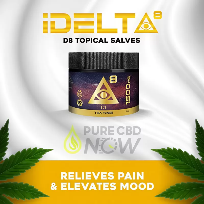 iDelta8 GOLD – Topical Salve 1500mg Delta 8 + CBD 1:1 - Image 2