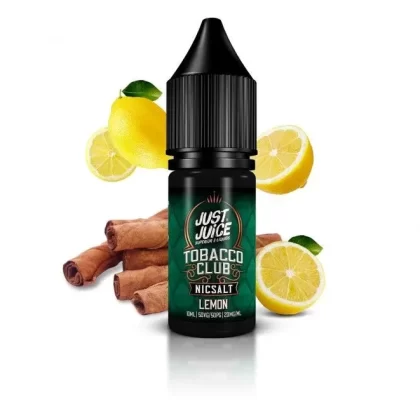 Just Juice Tobacco Club Nic Salts - Nic Salt Strength#5mg>11mg>20mg~Flavour#Vanilla Toffee>Lemon>Nutty Caramel>Sweet Cubano