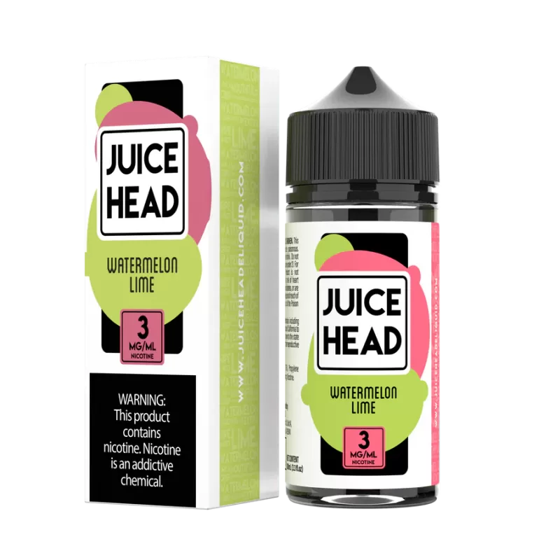 Juice Head - Watermelon Lime - 100ML E-Liquid - 6MG