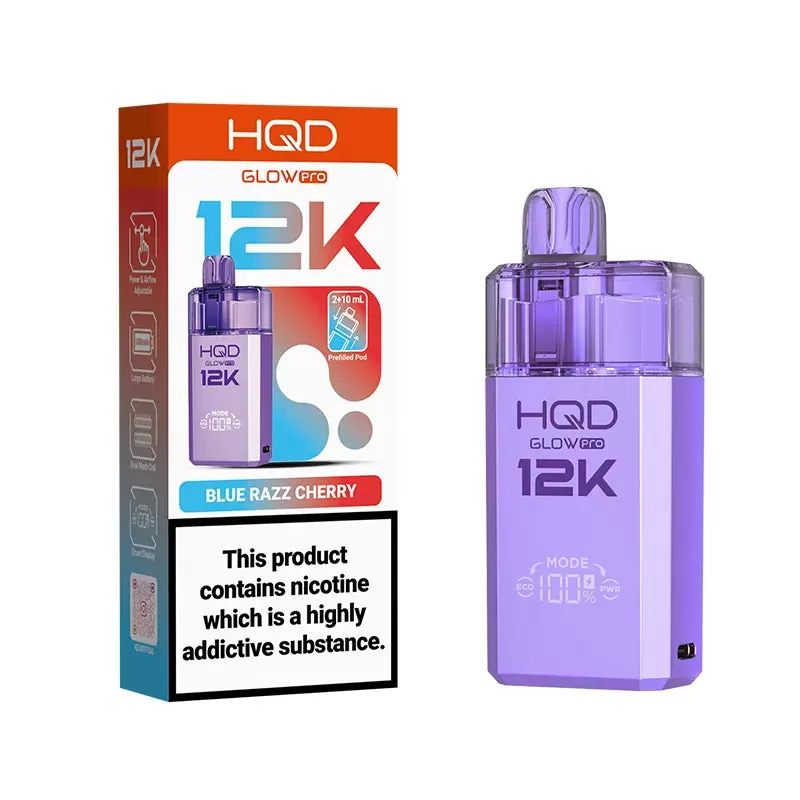 HQD Glow Pro 12K Prefilled Pod Kit - Mr Blue - Image 3