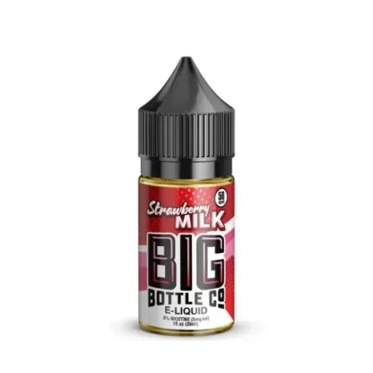 Strawberry Milk Nicotine Salt by Big Bottle Co. - Size#30ml~Nicotine#25MG>50MG