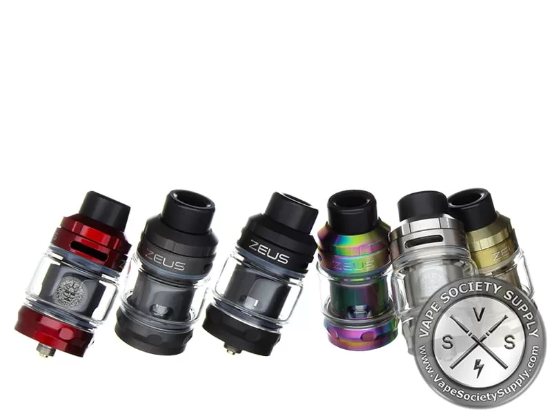 Geekvape Zeus Sub Ohm Tank - Black, Blue (38CDB5) - Image 2