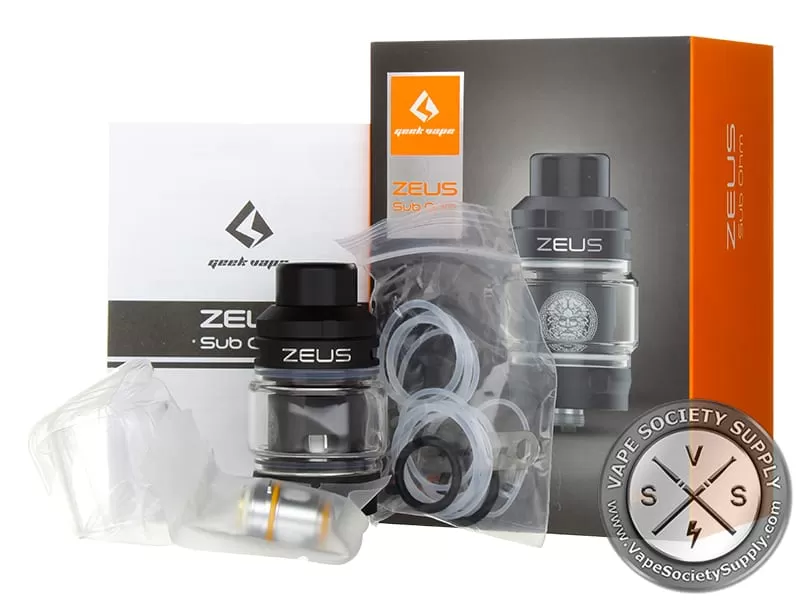 Geekvape Zeus Sub Ohm Tank - Black, Blue (38CDB5) - Image 3