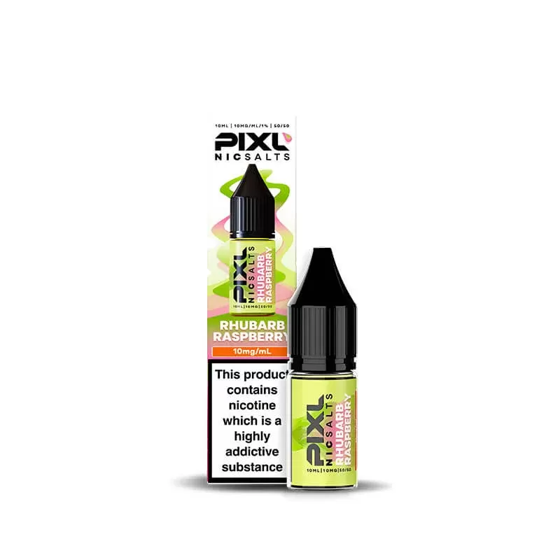 Pixl Nic Salts Rhubarb Raspberry 10ml E-Liquid