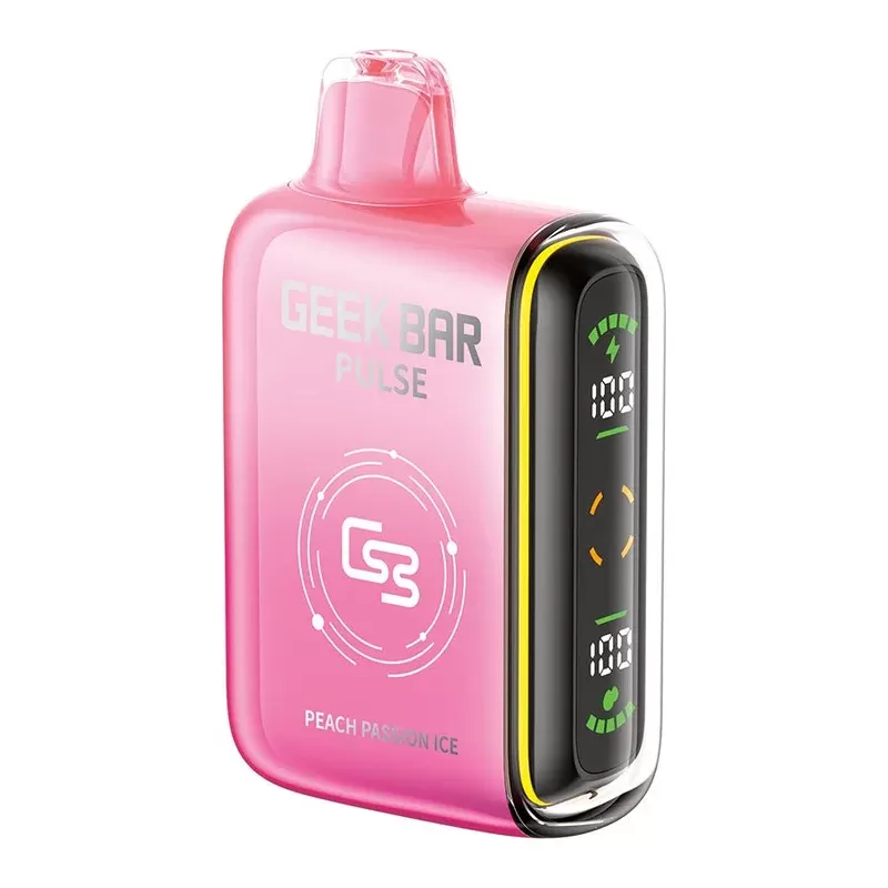 Geek Bar Pulse Disposable Vape Device – Peach Passion Ice - 20mg/mL