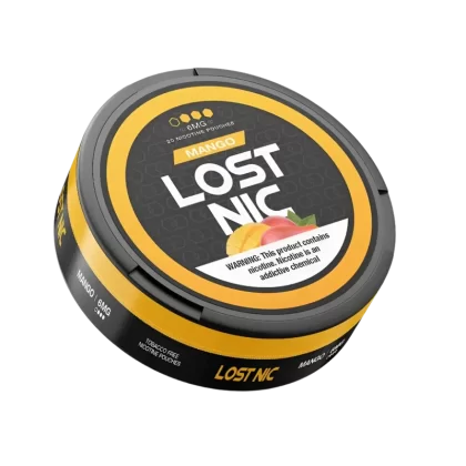LOST NIC Nicotine Pouch – Mango (20 Count)