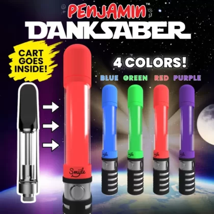 Smyle Labs Danksaber 510 Battery – LED Lightsaber Cart Vape - Discountvapepen