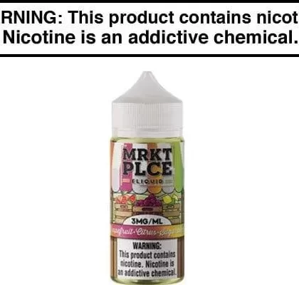 GRAPEFRUIT CITRUS SURGARBERRY BY MRKT PLCE 100ML - Vapejuice