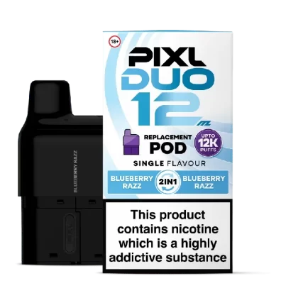 PIXL Duo 12 Prefilled Pod Blueberry Razz