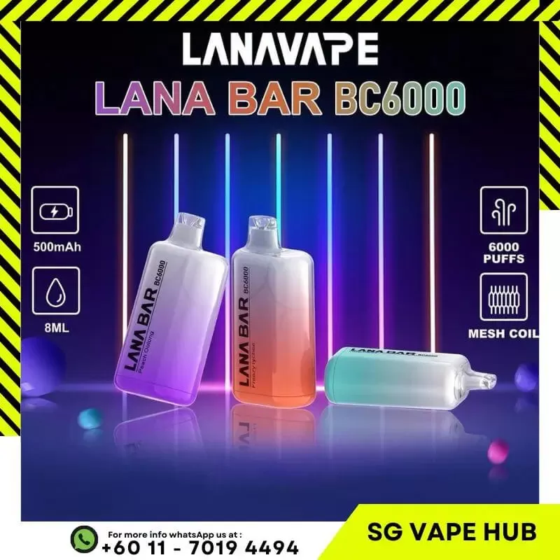 LANABAR BC 6000 Puffs - Lemon Cola - Image 2