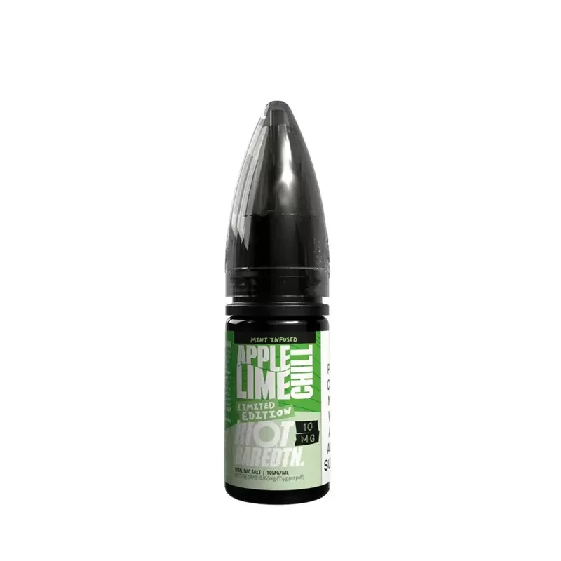 Riot Squad BAR Edition – Limited Edition Apple Lime Chill 10ml Nic Salt E-liquid