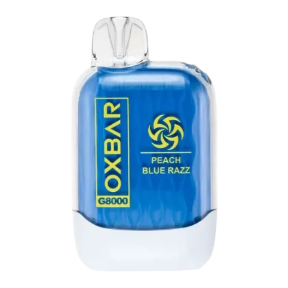 Peach Blue Razz Oxbar G8000 - Nicotine#50mg~Size#Single>5 Pack (72FD83)