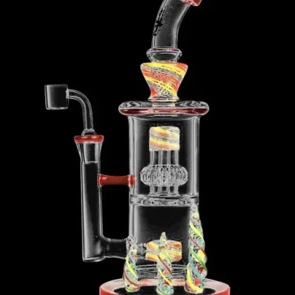 Pulsar Candy Drip Dual Perc Rig with Banger