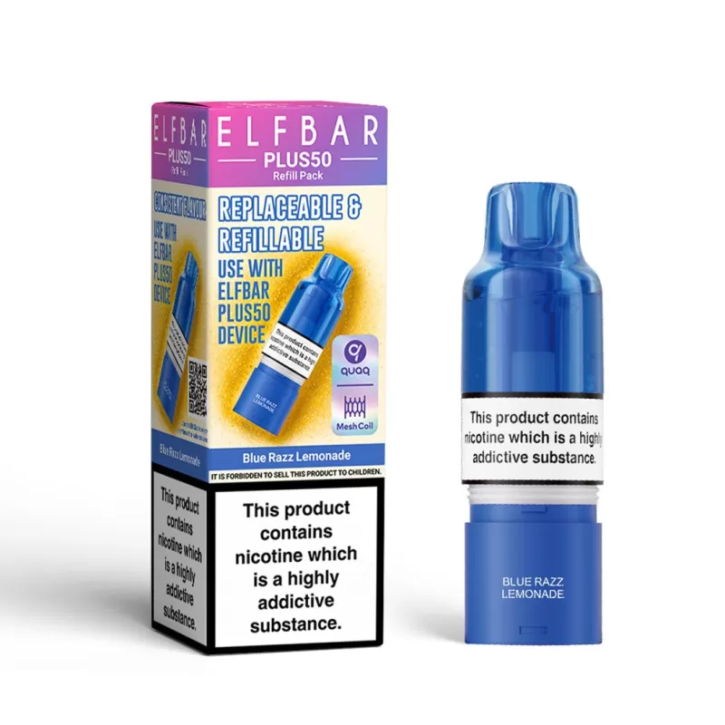 Elf Bar Plus 50 Prefilled Pod - Blueberry - Image 3