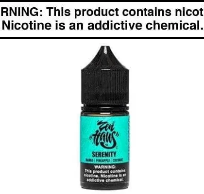 SERENITY BY ZEN HAUS SALTS 30ML - Vape Product, Vape Product