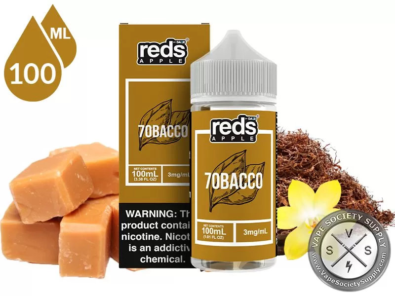 7obacco Reds Apple 7 Daze 100ml
