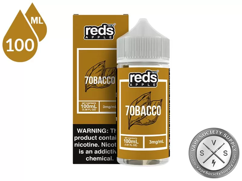 7obacco Reds Apple 7 Daze 100ml - Image 3