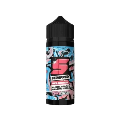 Strapped Reloaded Bubblegum Drumstick 100ml Shortfill