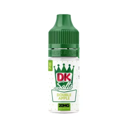 Donut King DK Double Apple Nic Salt Vape Juice - 10 Pack - Strength 20mg