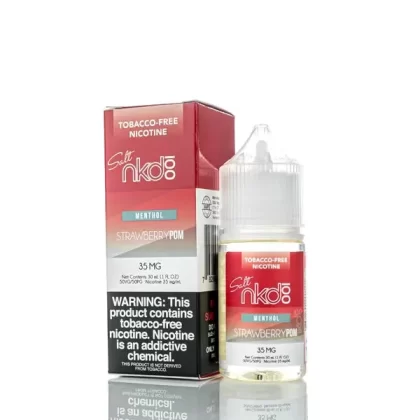 Nkd 100 Salt E-Liquid - Strawberry Pom - 30ml - 35mg