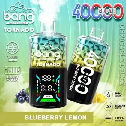 Bang Tornado 40000 40K Puffs | LED display, long lasting disposable vape wholesale - Aiviouvapes
