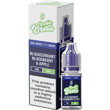 Ohm Brew Double Brew Nic Salt E-Liquid Blackcurrant Blackberry & Apple