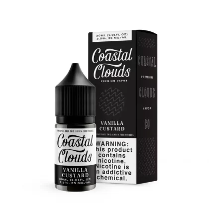Coastal Clouds Salts | Vanilla Custard - Nicotine#50mg>35mg (86E8D2)