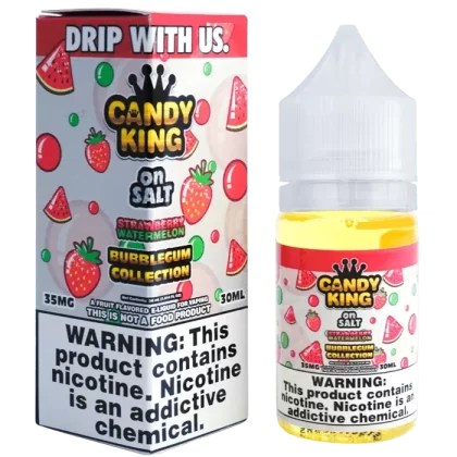 Strawberry Watermelon Bubblegum Collection Salt Nic by Candy King (30ml)