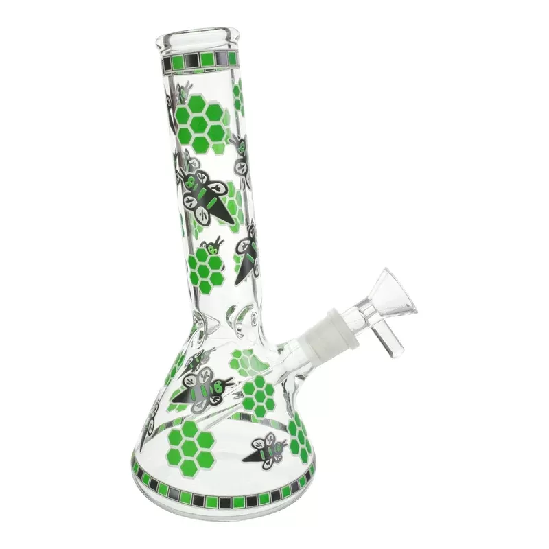 Mini Glowing Honey Bee Bong – 8in