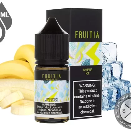 Banana Ice By Fruitia Fresh Farms Salt 30ml