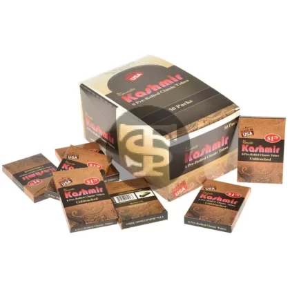 Kashmir Pre-Rolled Classic Tubes $1.79 Unbleached 30 Packs of 6 - Ejuicewarehouse