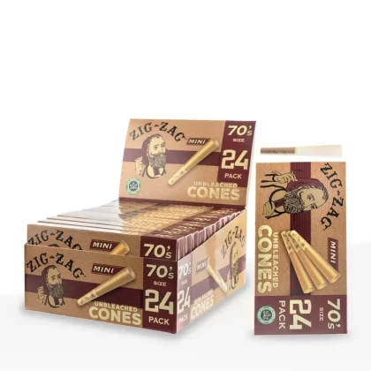 Zig-Zag® | Pre-Rolled Cones Mini’s | 70mm – Various Styles – 12 Count